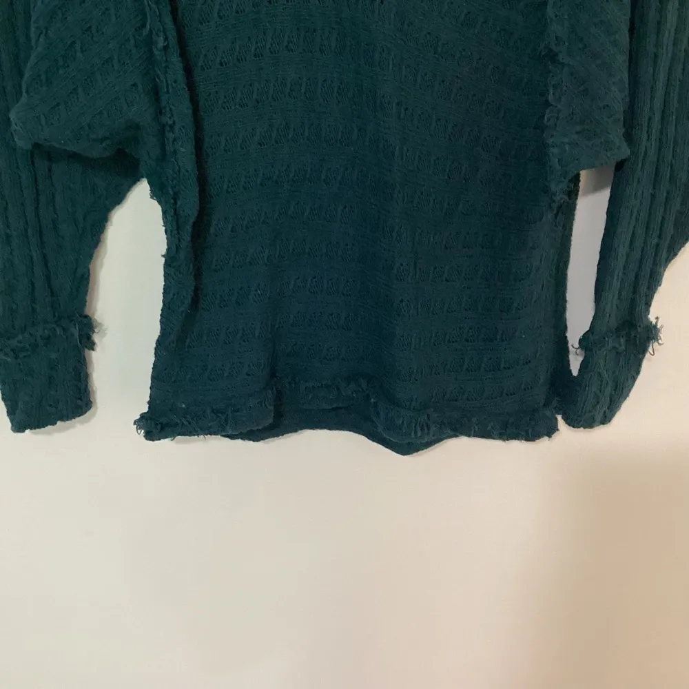We The Free Thiens Hacci Raw Edges Sweater XS - Image 4