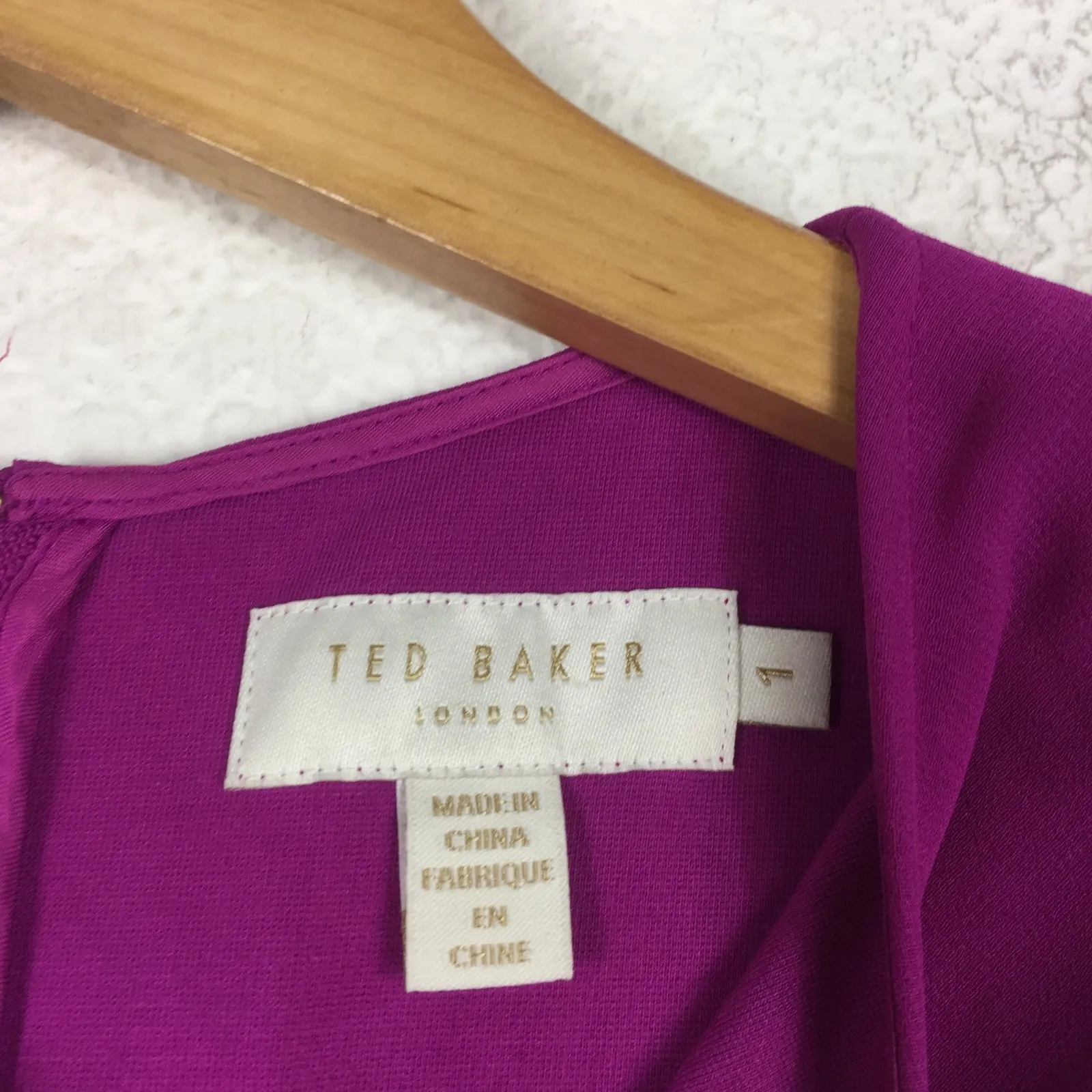 Ted Baker Locie Sheer Asymmetric Chiffon Overlay Mini Dress Small Cocktail Sheer - Image 6