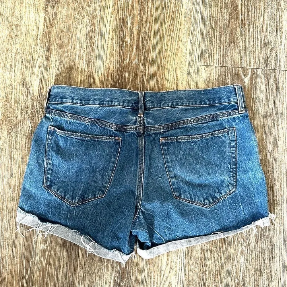 Madewell jean cuff raw hem shorts 31 - Image 3