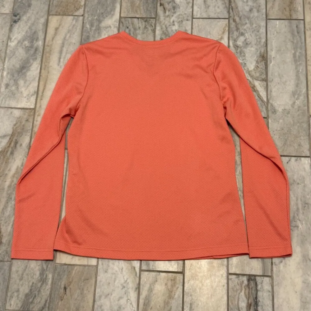 NEW Adidas women's medium pink V-neck long sleeve shirt - Image 6