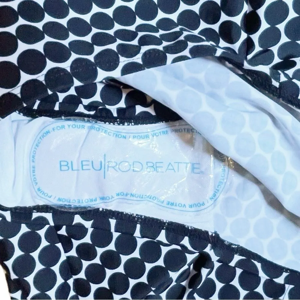 NWT BLEU Rod Beattie Connect The Dots Black & White Polka Dot Swimsuit Size 6 - Image 9