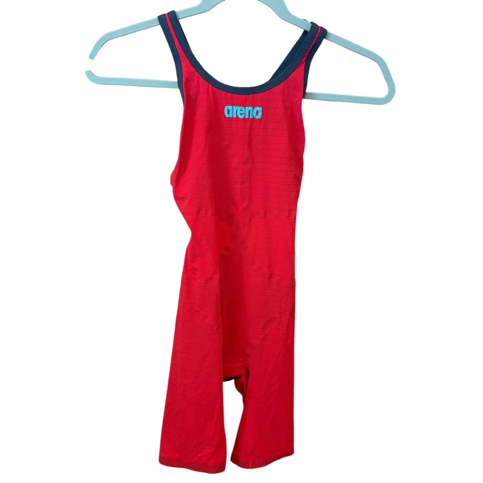 Arena Red Women's Tech Suit Swimsuit FINA Approved Competition Kneeskin Size 26 - Image 3