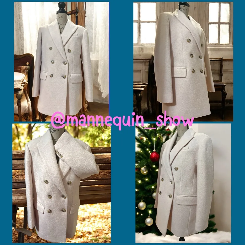 NWT Madewell Oversized Tuxedo Italian Wool Coat sz 2 - Image 13