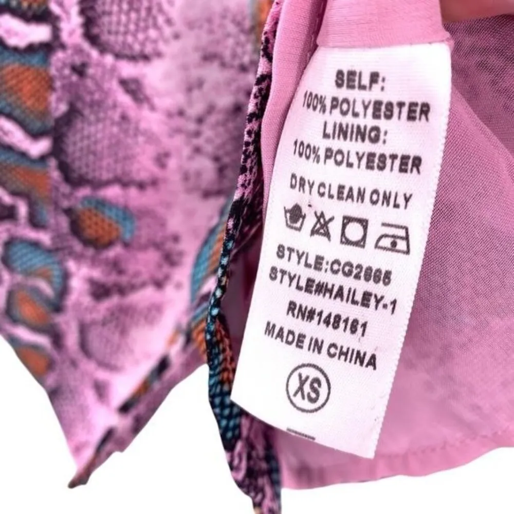 Buddy Love Hailey Purple Haze Snake Print Dress - Image 8