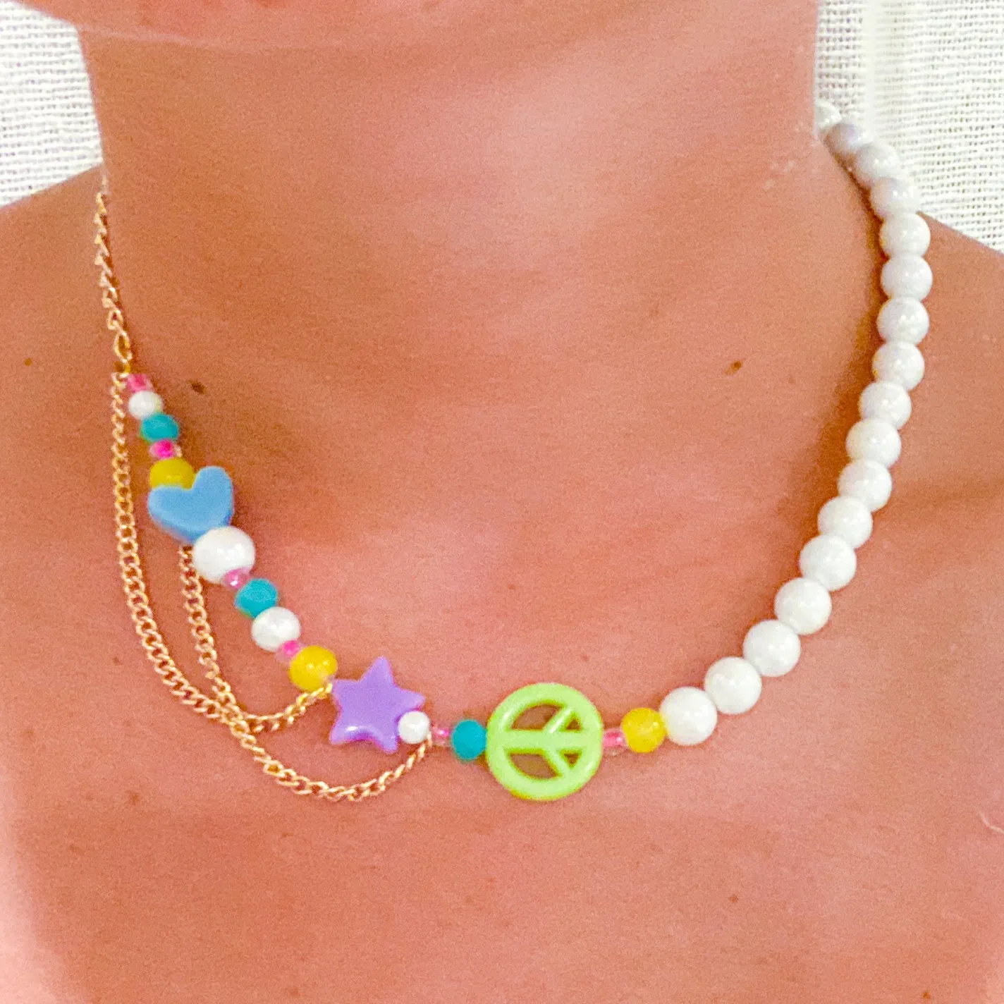 Handmade happy go lucky necklace - Image 3