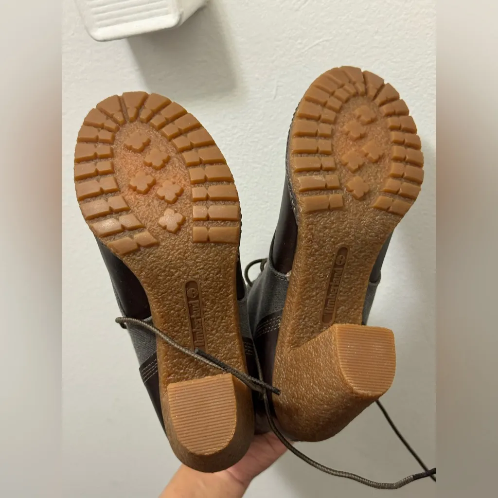 NEW Timberland Woman Glancy 6-inch Mix Media Boots Rare US Size 7.5 w/ Ortholite - Image 3