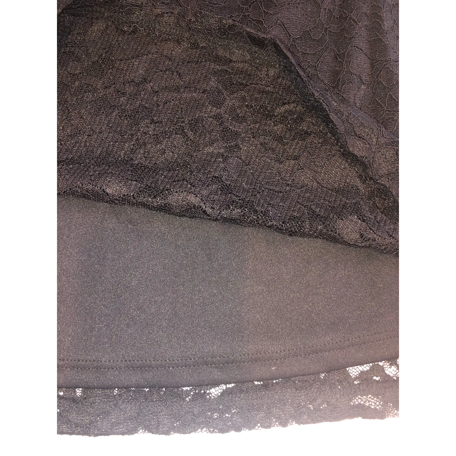 Whimsigoth Lace Top Size S Witchy Sheer Pleated Sleeves High Ruffle Collar NEW - Image 11