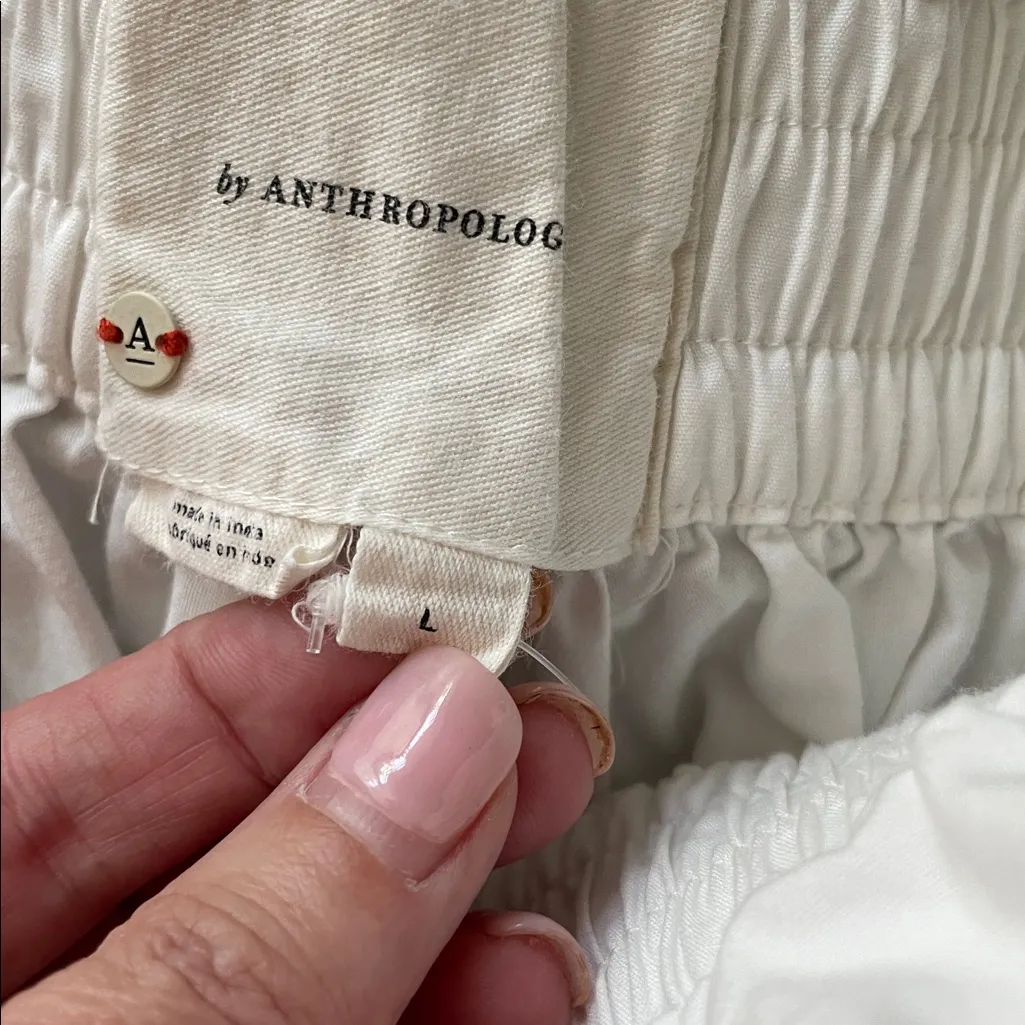 Anthropologie Embroidered Cullottes - Image 4