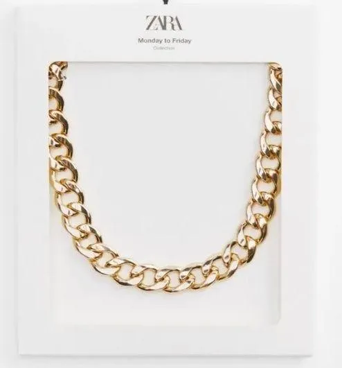 Gold Link Necklace - Image 4