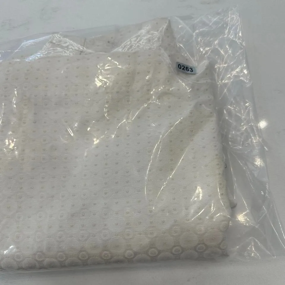 Banana Republic Dress Womens 00P Sleeveless Textured Tonal Pencil Midi Back Zip - Image 9