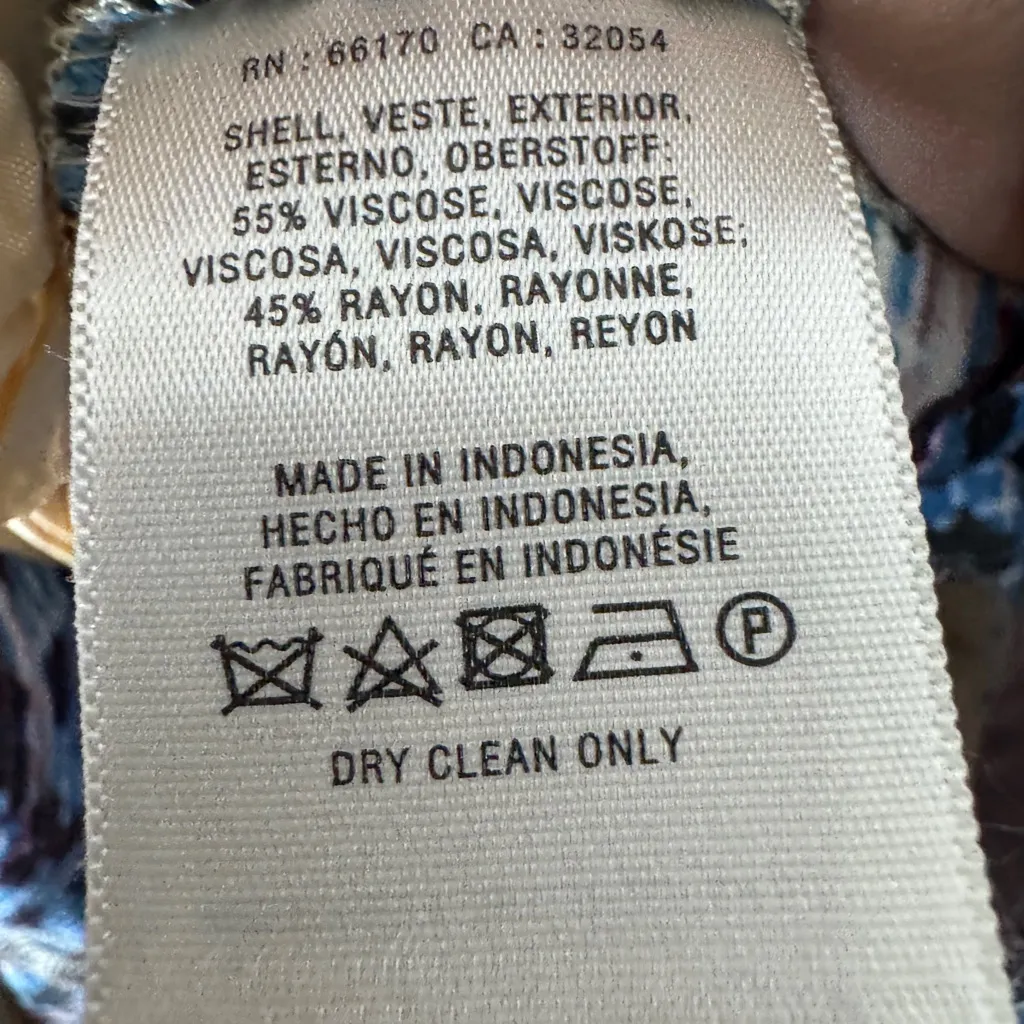 Anthropologie Elevenses Printed Boho Cuff Cropped Jogger Pants‎ Size 6 - Image 5