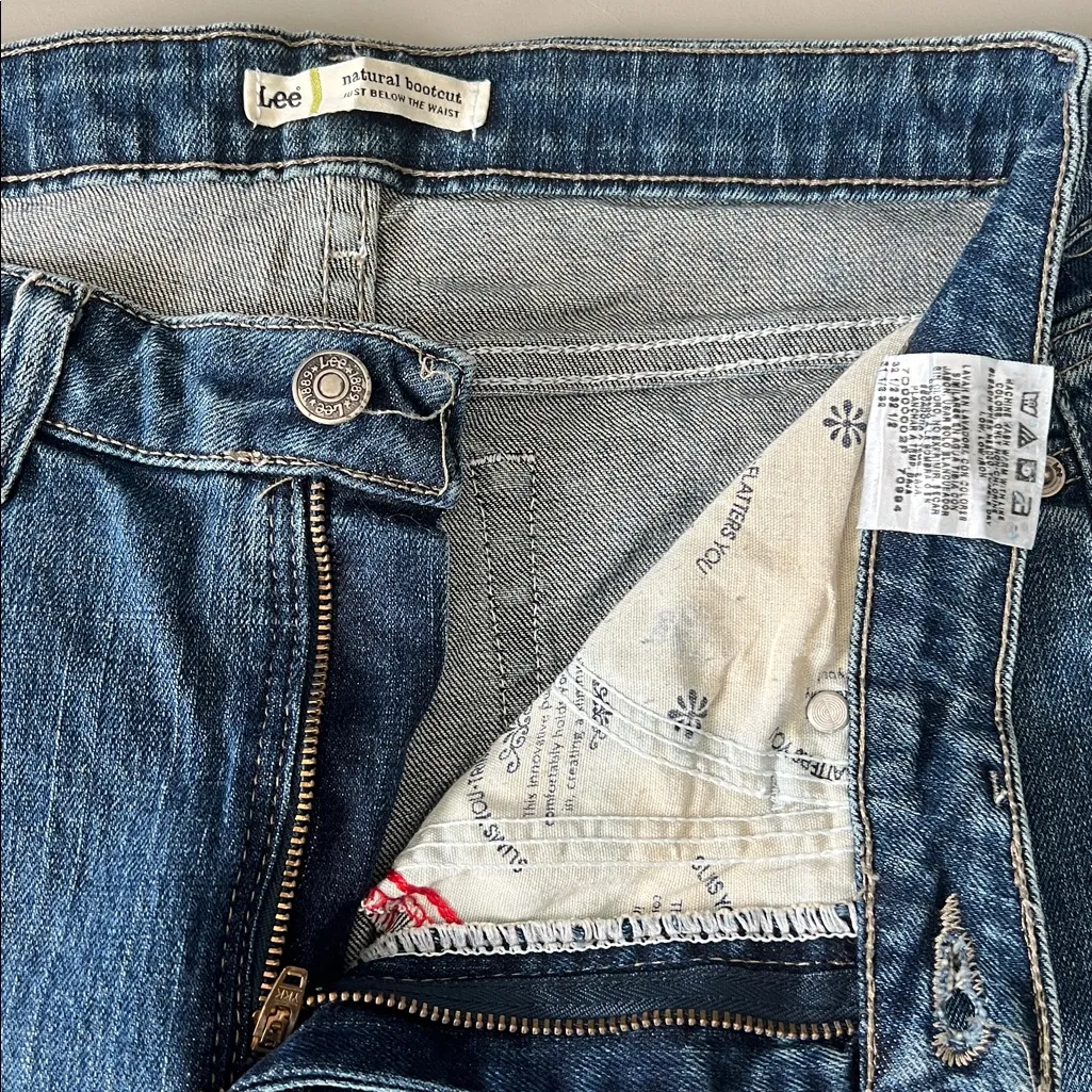 Lee Natural Bootcut Jean Medium Wash Size 10 - Image 3