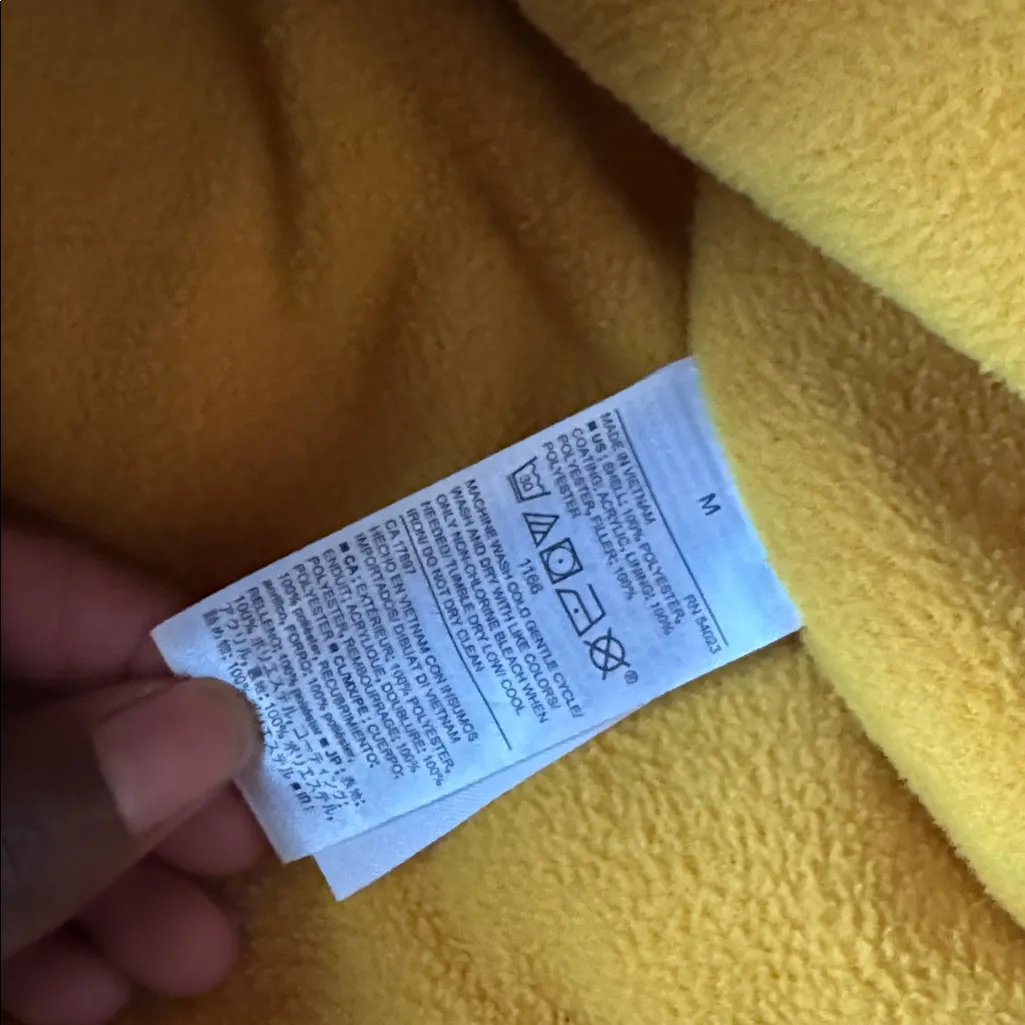 Old Navy Yellow Puffer Vest SIZE M - Image 3