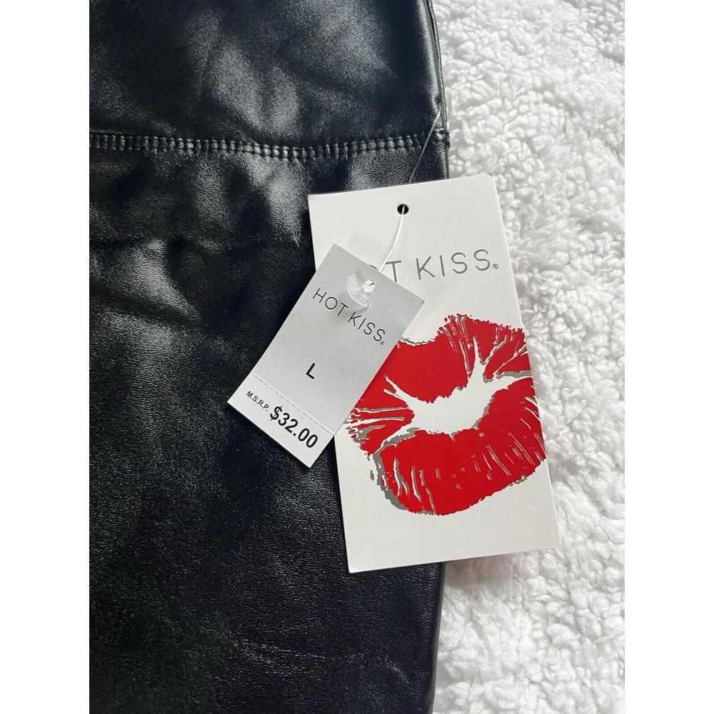 HOT KISS Pants Women's Black Size L Skinny‎ Medium Rise Bottom - Image 2