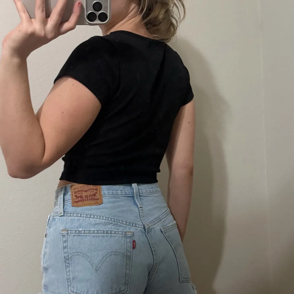 Princess Polly black baby tee - Image 3