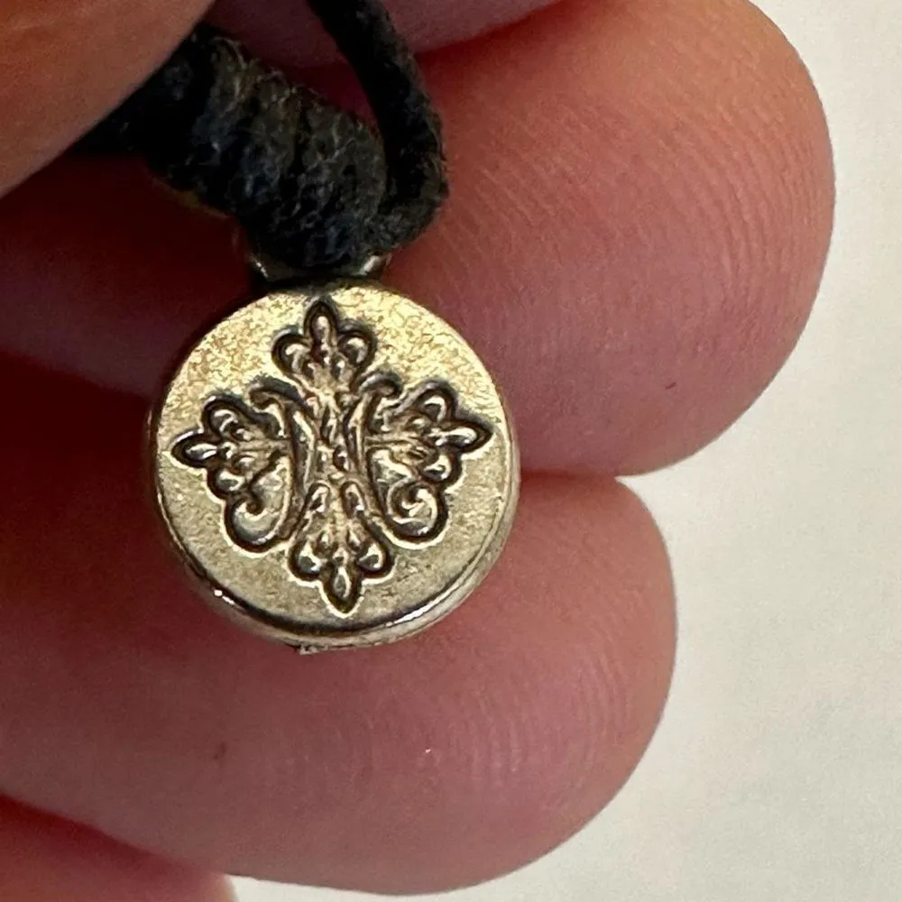 my saint my hero grey and silver adjustable bracelet Black - Image 6