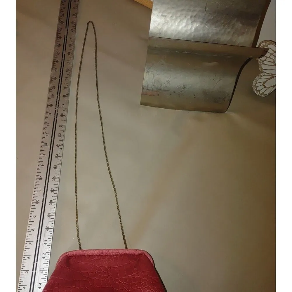 Anthropologie The Frankie Faux-Leather Crossbody Bag Pink Mauve - Image 4