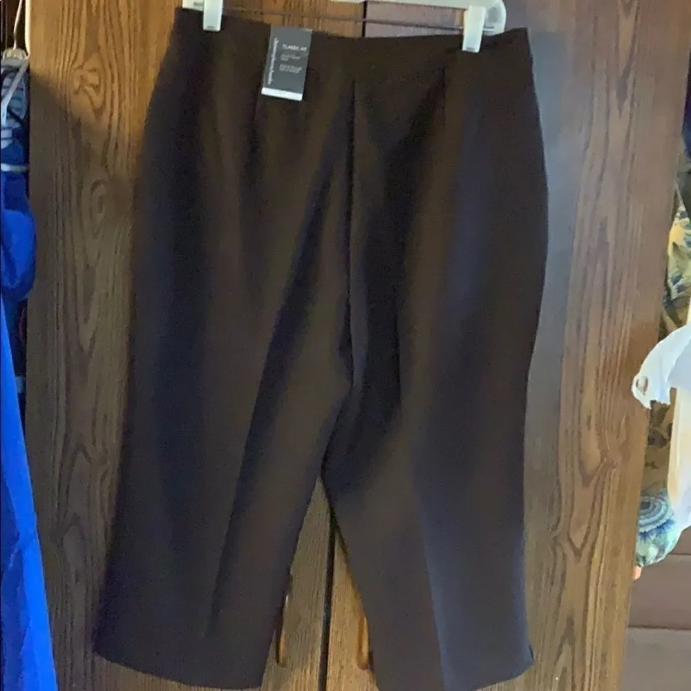 🔥5/20🔥 Christopher Banks Capris Sz 10 Brown NWT Brown - Image 2