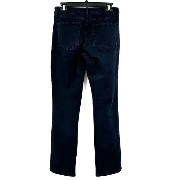 NYDJ size 6‎ short black straight leg jeans - Image 2
