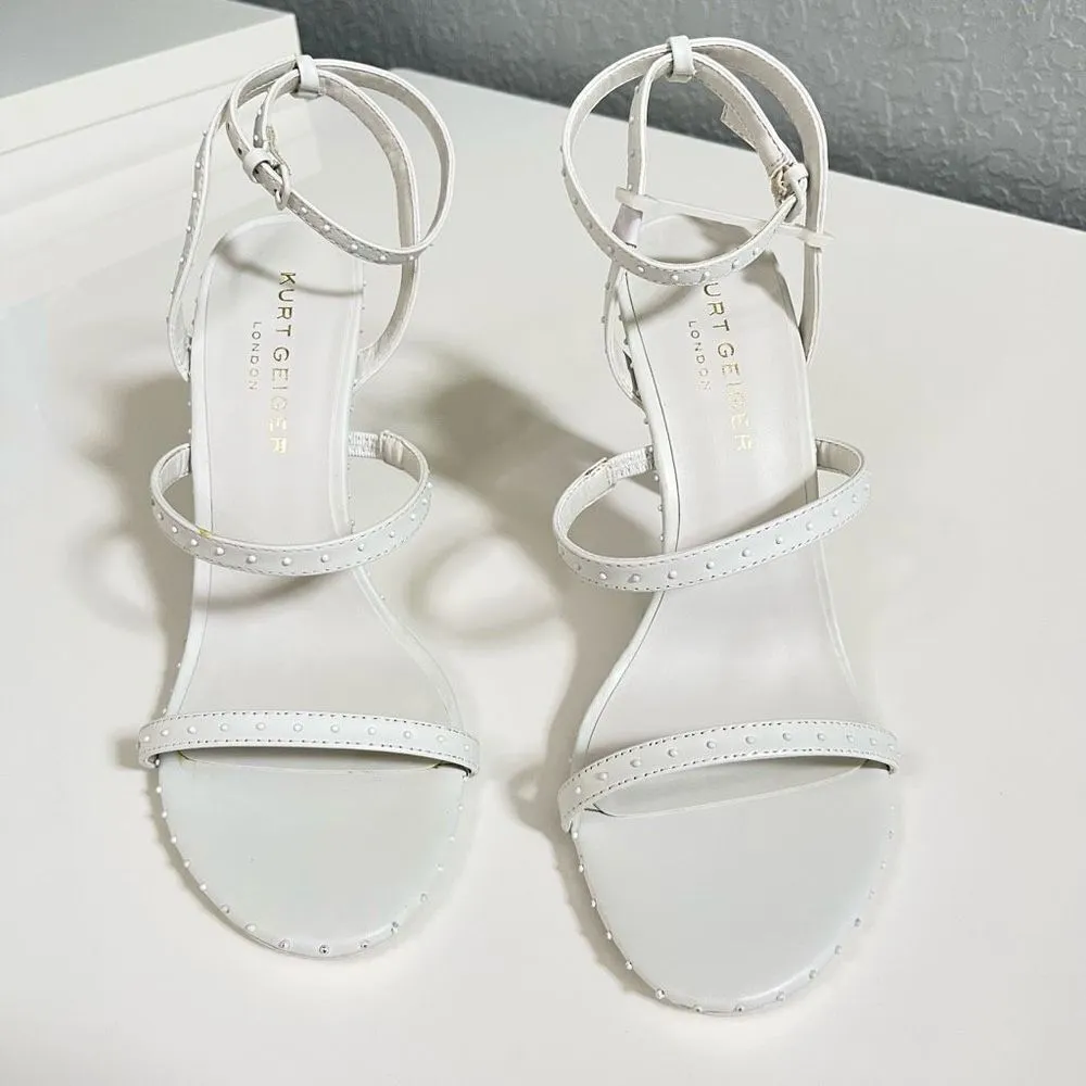 KURT GEIGER‎ LONDON Portia Drench Stud Embellished Strappy Sandals - Image 4