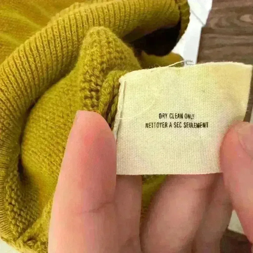 Sparrow Anthropologie Great Lengths Green Ruffle Hem Sweater Dress Size S - Image 4