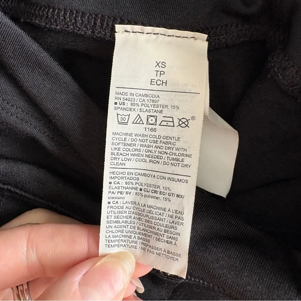 Old Navy CloudComfy Leggings Black Sz XS - Image 8