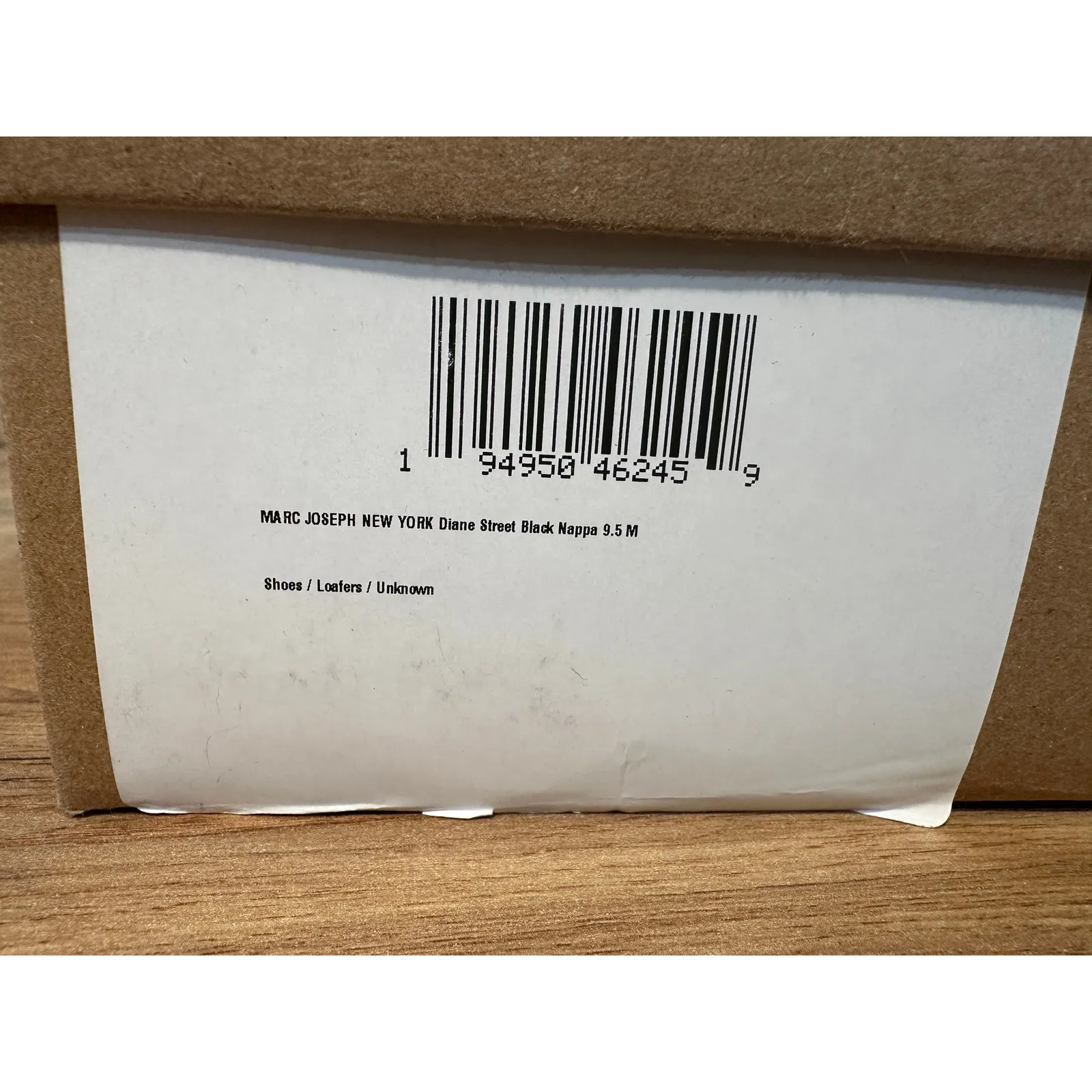 MJNY Marc Joseph Diane Street Flats Black Nappa Leather Size 9.5 NIB Chic Comfy - Image 14