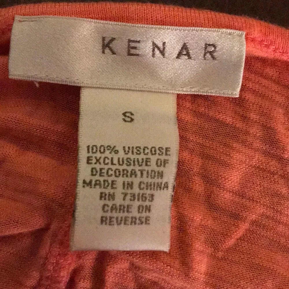 Kenar  peach 3/4 sleeve top - Image 4