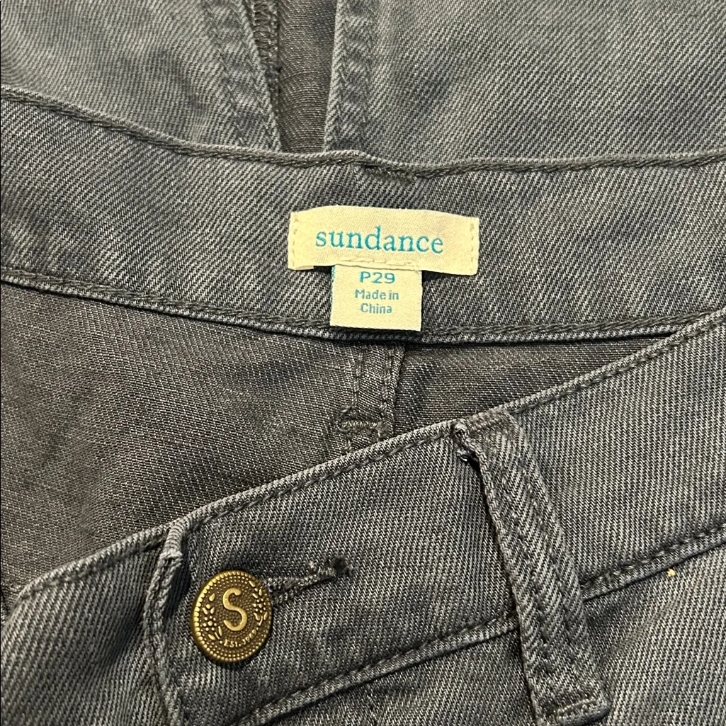 SUNDANCE linen blend midi skirt - Image 5