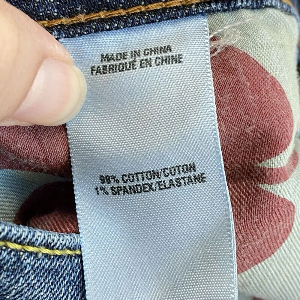 Lucky Brand Jeans Womens 6‎ 28x30 Charlie baby boot cut blue Denim Y2k - Image 9