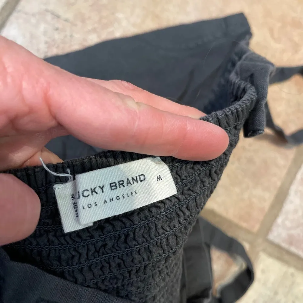 Lucky brand bustier crop top medium - Image 4