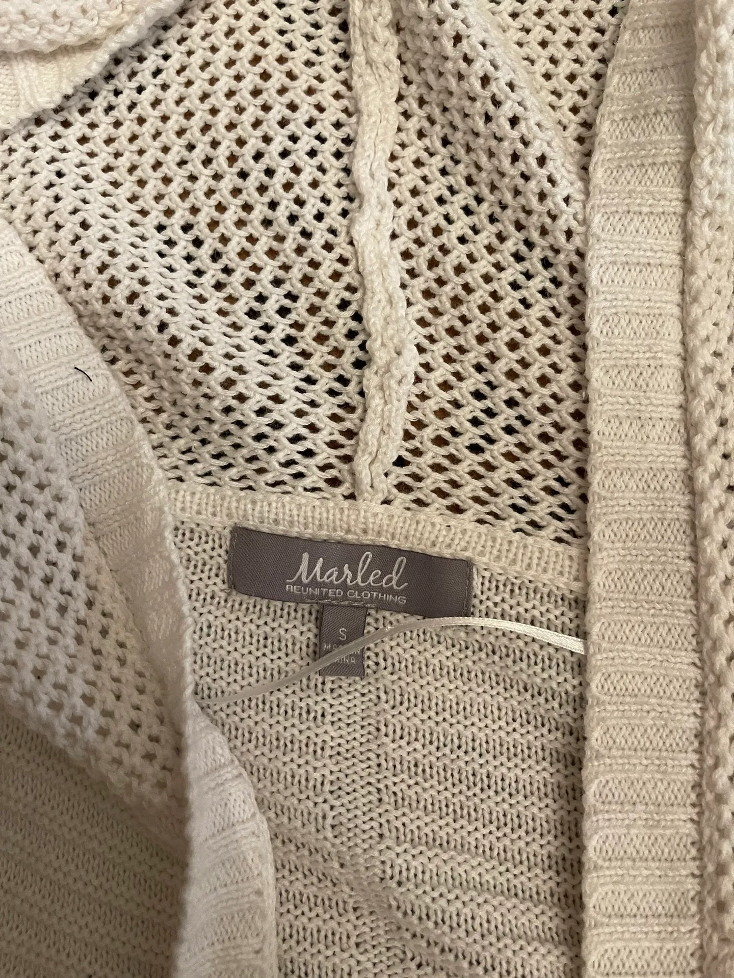 Boutique Long Cardigan White - Image 5