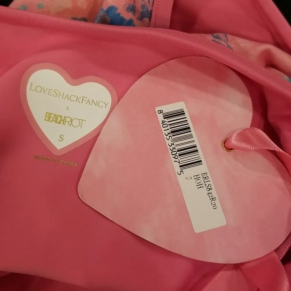 💕LOVESHACKFANCY x BEACH RIOT💕  Cheryl One Piece Bodysuit or Swimsuit Small NWT - Image 16