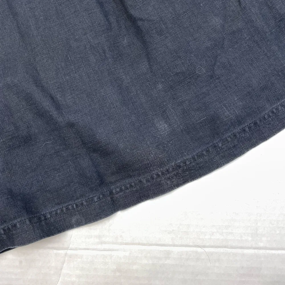 J.Jill  Black Linen Boxy Shacket - Image 2