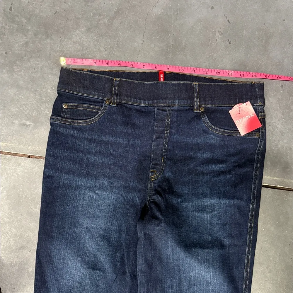 NEW Spanx Flare Jeans, Midnight Shade Large - Image 7