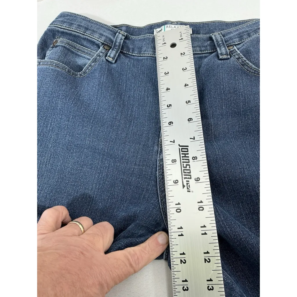 Womans Excellent Condition Lee Relaxed Fit Blue Jeans 10 P 0049/T-2 - Image 6