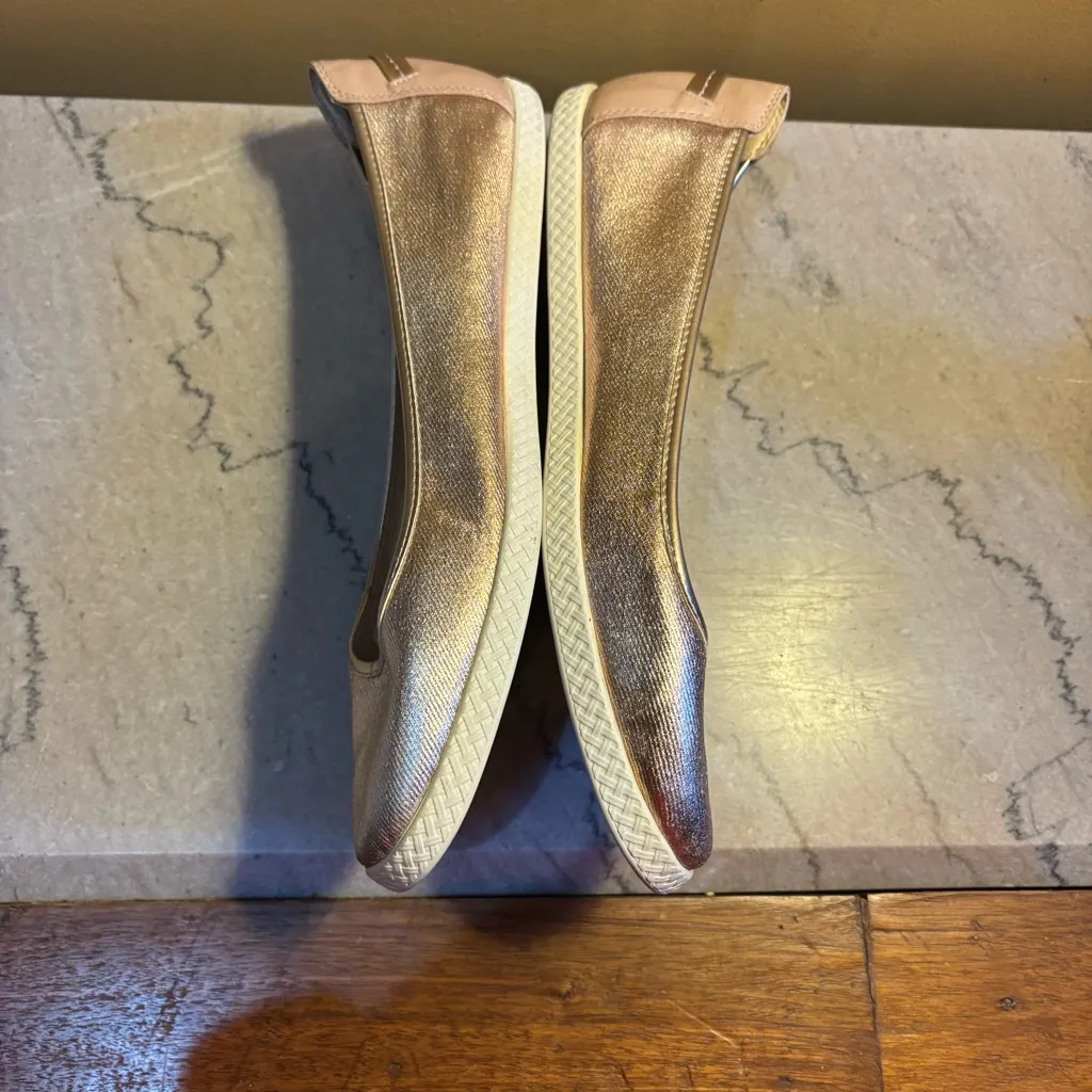 Nine West Rose‎ Gold Flats size 12 - Image 4