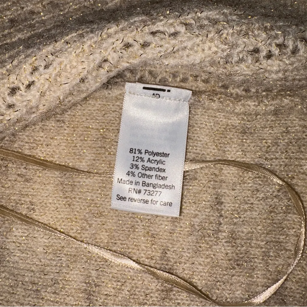 Croft & Barrow Tan Open-Front Cardigan - Image 7