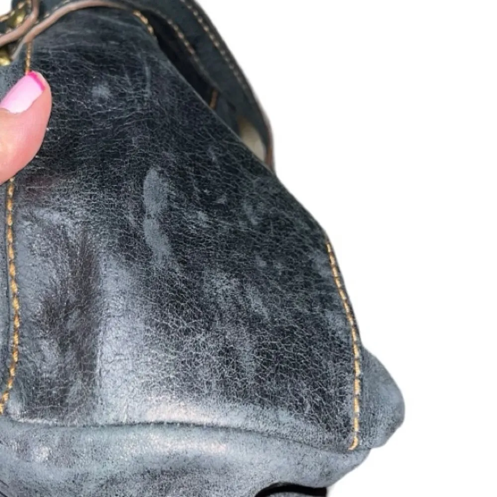 Hobo leather bag Black - Image 7