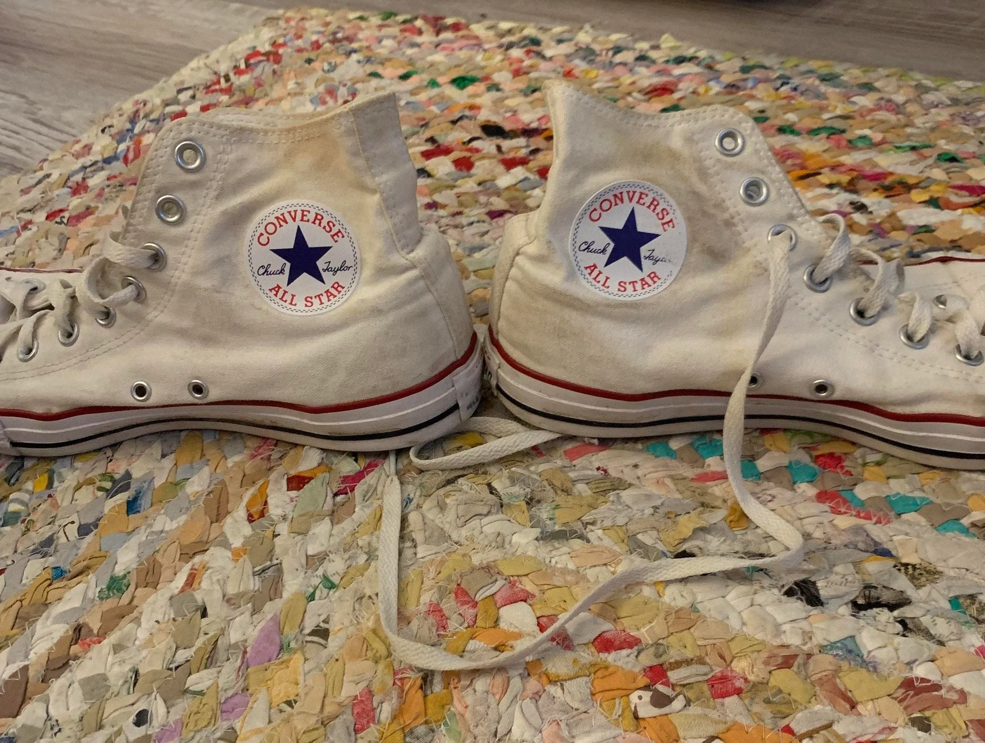 Converse White High Top All Stars - Image 2