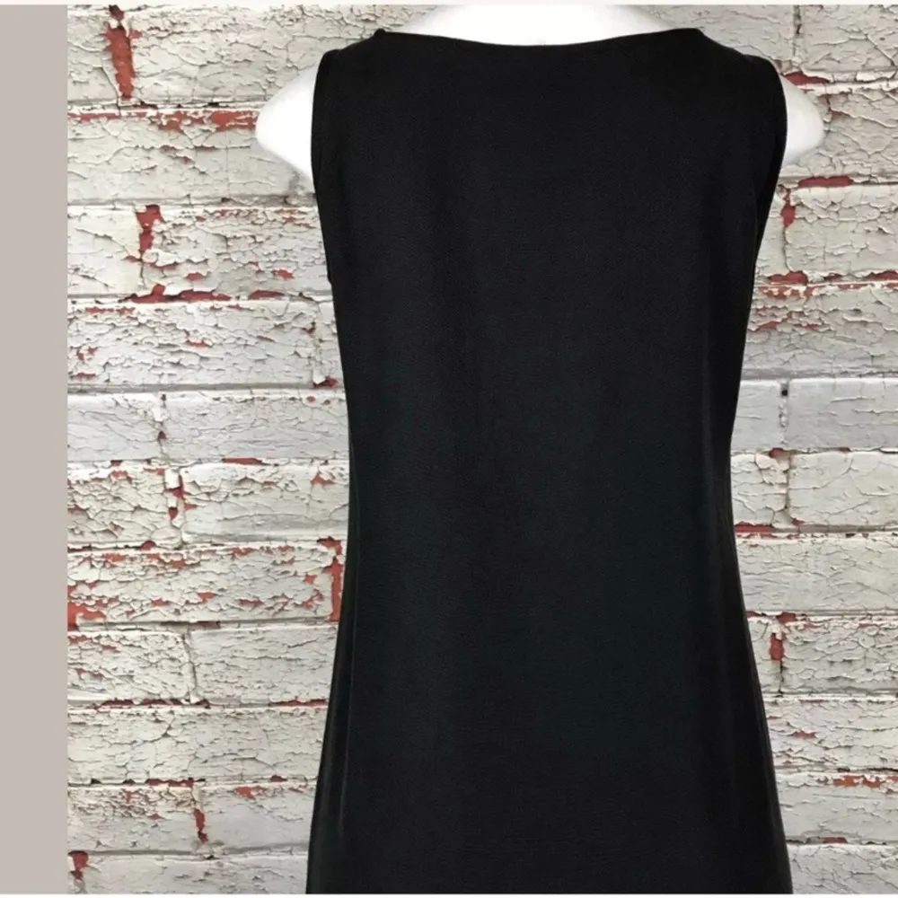 Eileen Fisher Dress Size Small 100% Silk Black Maxi
Sleeveless Casual Career - Image 4