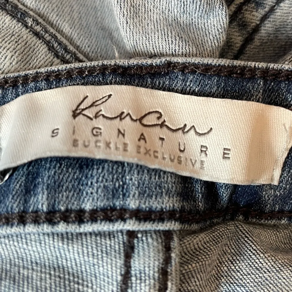 KanCan Signature Buckle Exclusive Distressed Skinny Ankle Jeans Blue Size 25 - Image 5