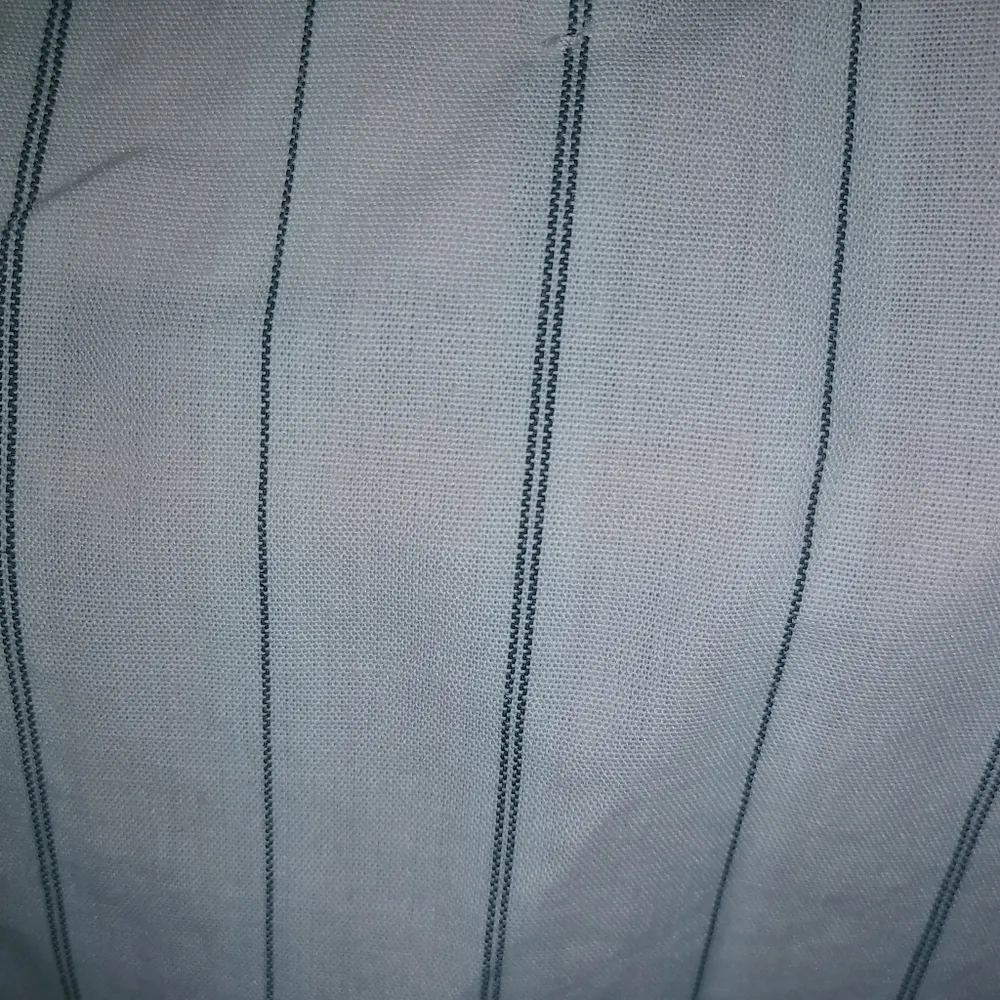 Van Heusen XL V-Neck Cotton Blend Pullover Pin Striped Casual Top - Image 8