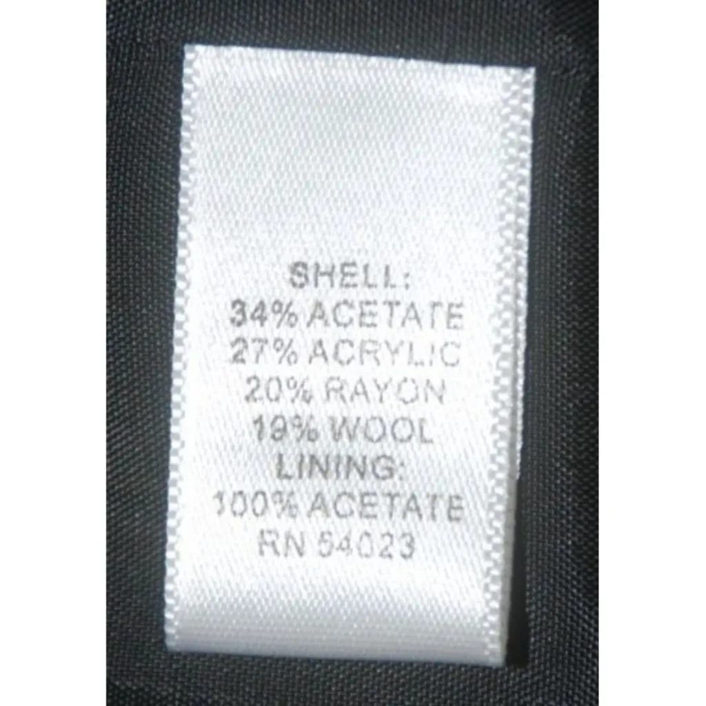 Banana Republic Black Lace Jacquard Short Cocktail Party Dress Size 14 LBD - Image 8