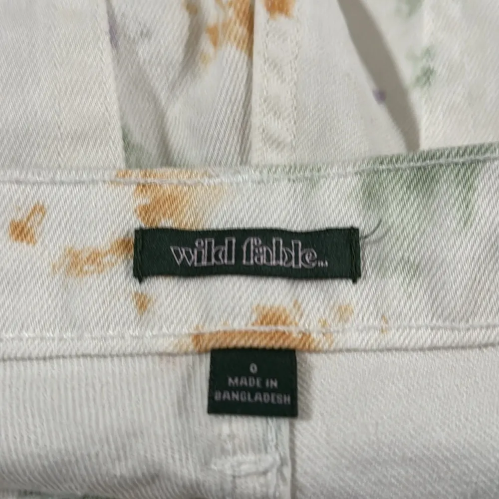 Wild fableTarget Highest rise Cotton shorts Tiedye Green/Orange/Purple Print 0 - Image 9