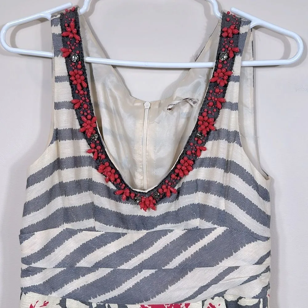 Nanette Lepore Anthropologie Floral As Seen On Celebrity Women Dress Size 6 - Image 3