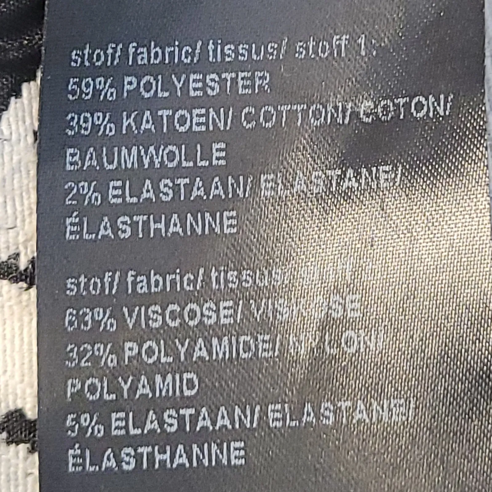 Bandolera Brocade Pants Women Black &‎ White Geometric Indie Artsy EU 36 US 6 - Image 4