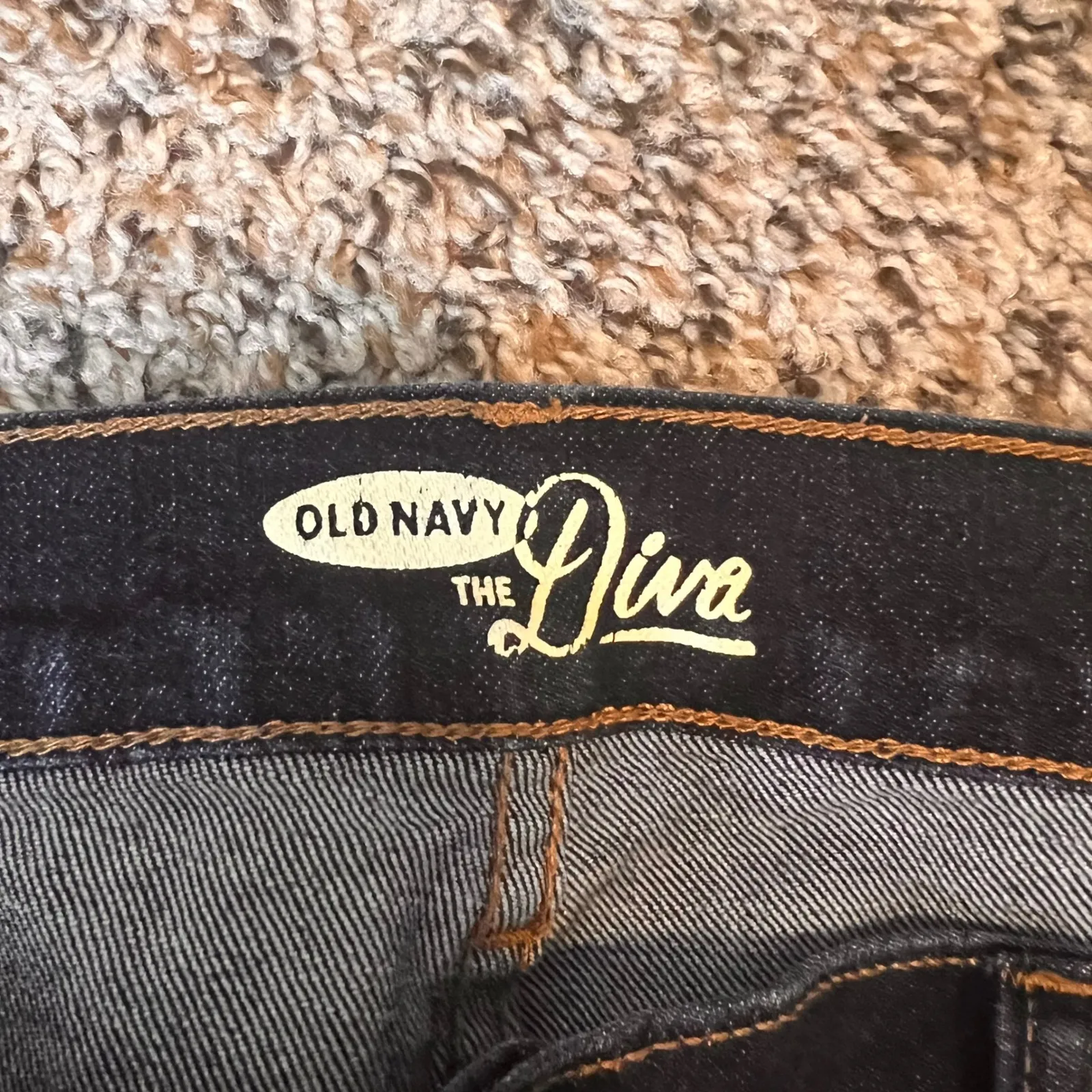 Old Navy The Diva Jeans Dark Wash Bootcut Women Size 12 Short - Image 2