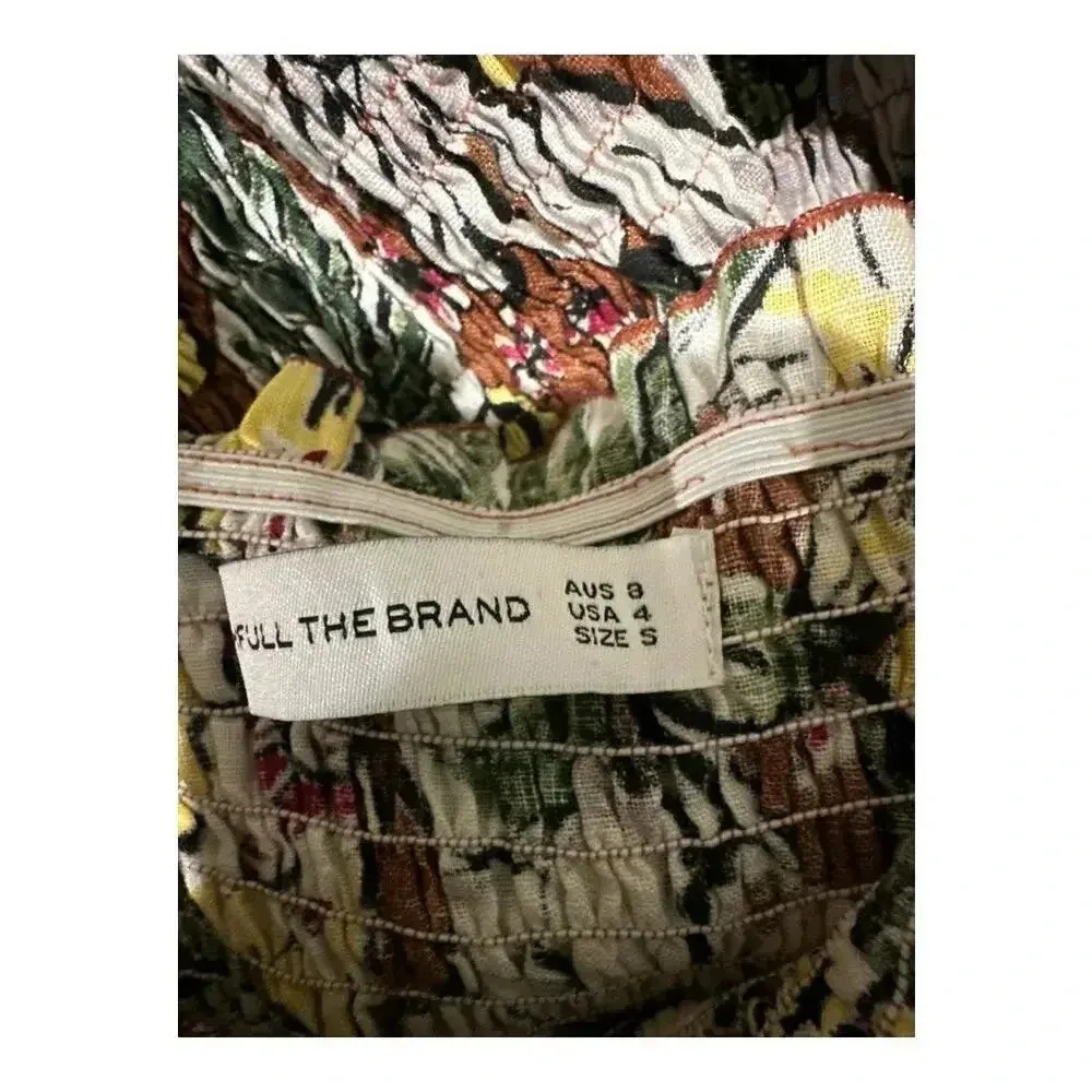 NWOT Faithful The Brand Floral Dress 100% Linen‎ | Size 4 - Image 5