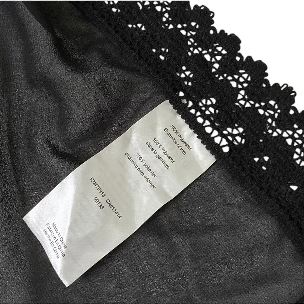 Motherhood Maternity Black Sheer Cover-Up Cardigan Women One Size NWT | 57-5 - Image 4